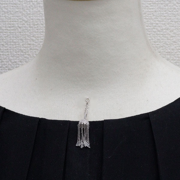 K18WG ダイヤモンド ピアスチャーム 2.70ct