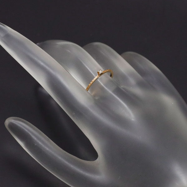 アガット K10YG ダイヤモンド リング 0.01ct
