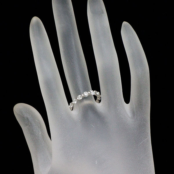Pt900 ダイヤモンド リング 1.00ct ハーフエタニティ