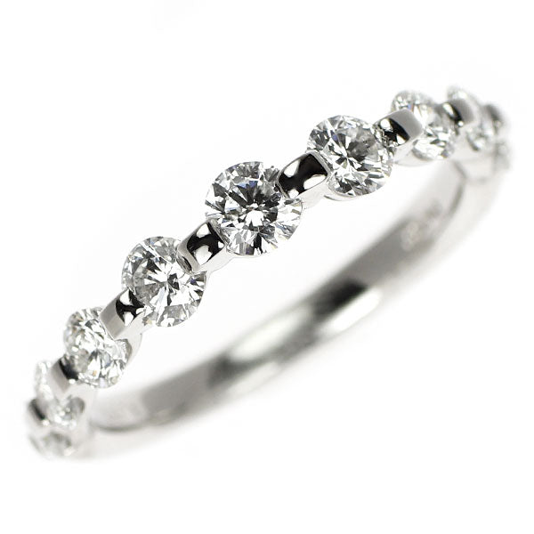 Pt900 ダイヤモンド リング 1.00ct ハーフエタニティ