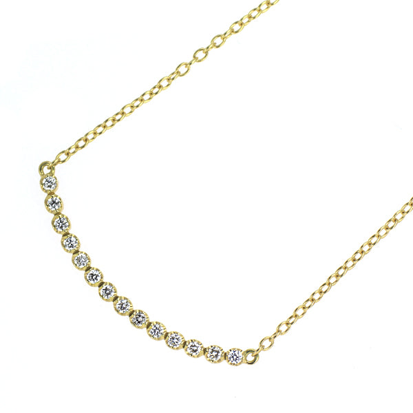 アーカー K18YG ダイヤモンド ペンダントネックレス 0.10ct ビリーブユー