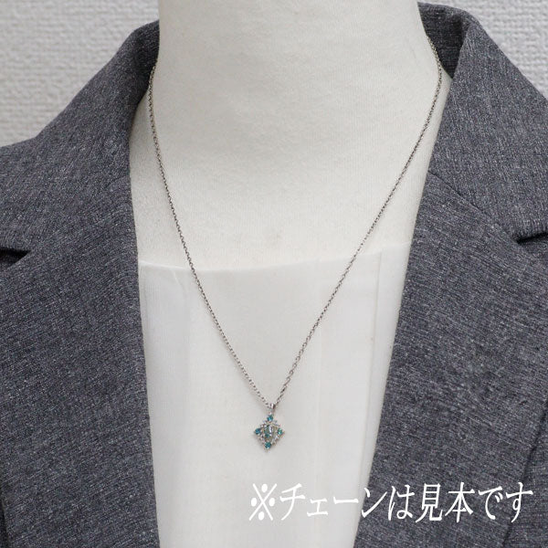 希少 Pt900 アレキサンドライト ダイヤモンド ペンダントトップ 0.38ct D0.03ct