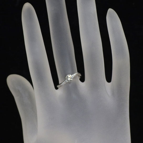 Pt900 ダイヤモンド リング 0.36ct G VS1 VG