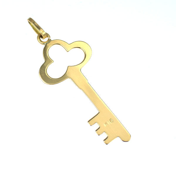 K18YG ペンダントトップ 鍵 キー
