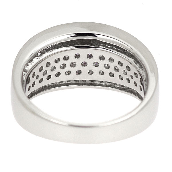 Pt900 非加熱パープルサファイア ダイヤモンド リング 1.416ct D0.80ct