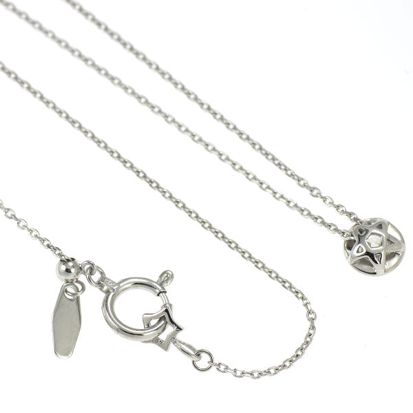 K18WG ダイヤモンド ペンダントネックレス 0.218ct