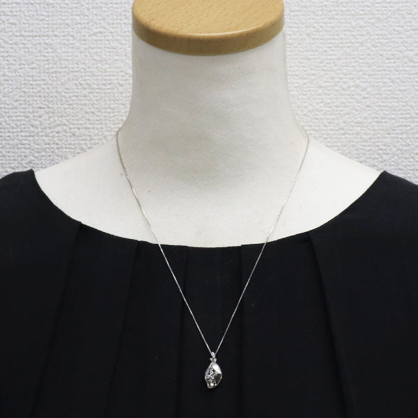 ラッセル K18WG ダイヤモンド ペンダントネックレス 0.28ct