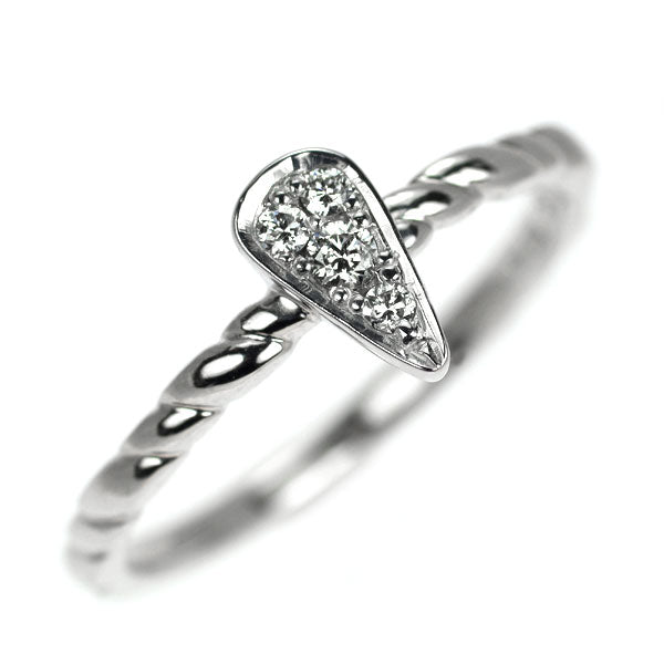 ヴェレッタオッターヴァ K18WG ダイヤモンド リング 0.05ct