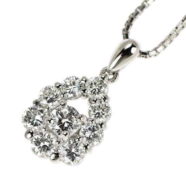 Pt900/ Pt850 ダイヤモンド ペンダントネックレス 1.00ct