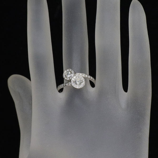 フォーエバーマーク Pt900 ダイヤモンド リング 0.359ct D0.24ct