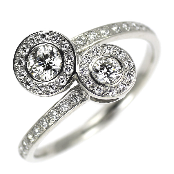 フォーエバーマーク Pt900 ダイヤモンド リング 0.359ct D0.24ct
