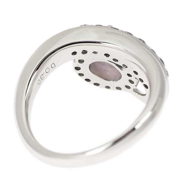 Pt900 インペリアルトパーズ ダイヤモンド リング 1.00ct D0.36ct