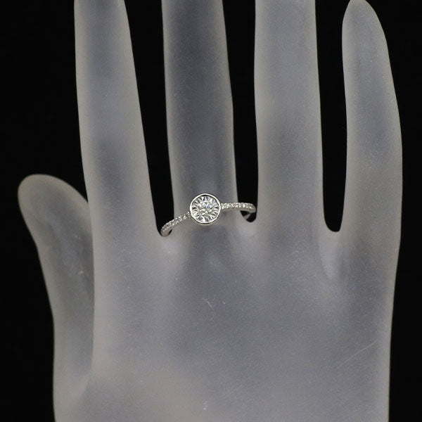 K18WG ダイヤモンド リング 0.21ct — セルビーオンラインストア