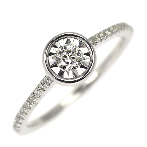 K18WG ダイヤモンドリング K18WG ダイヤモンド リング 0.21ct — セルビーオンラインストア