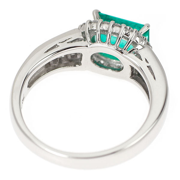 Pt900 エメラルド ダイヤモンド リング 1.07ct D0.60ct — セルビー