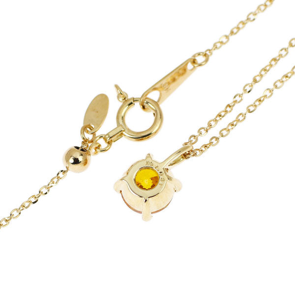 希少 K18YG スファレライト ペンダントネックレス 1.031ct