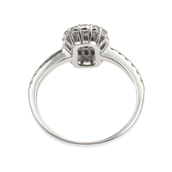 K18WG ダイヤモンド リング 0.50ct