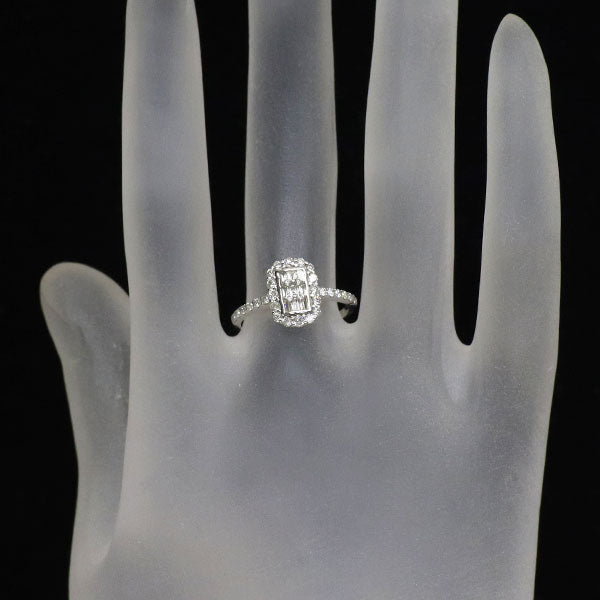 K18WG ダイヤモンド リング 0.50ct