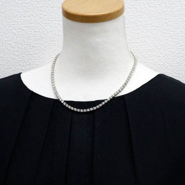 Pt900 ダイヤモンド テニス ネックレス 10.00ct
