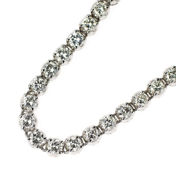 Pt900 ダイヤモンド テニス ネックレス 10.00ct