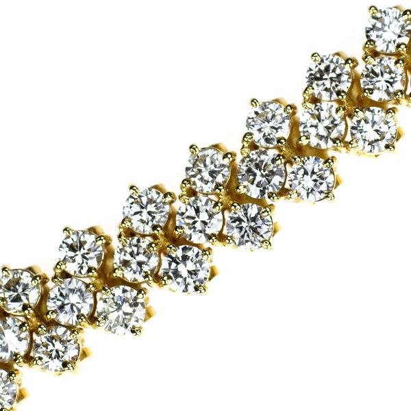K18YG ダイヤモンド ブレスレット 9.95ct