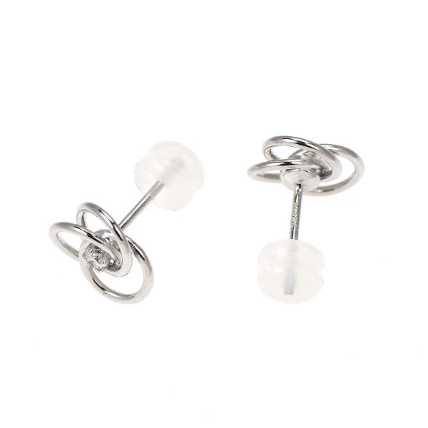 K18WG ダイヤモンド ピアス — セルビーオンラインストア