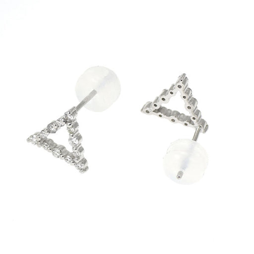 ダイヤモンドピアス K18 WGダイヤエタニティピアス | Piccolo Cao's