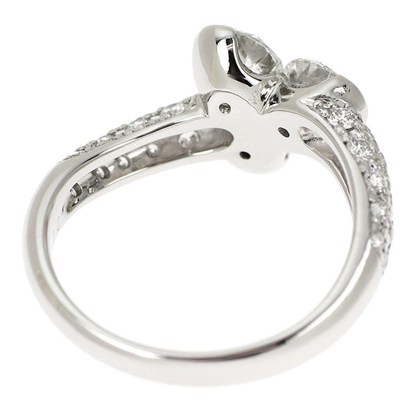 Pt900 ダイヤモンド リング 1.623ct G SI2 VG-G D0.48ct