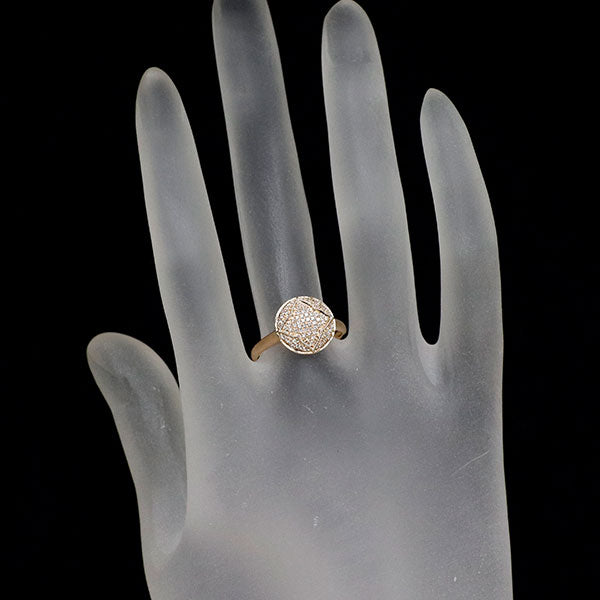 K18PG ダイヤモンド リング 0.18ct
