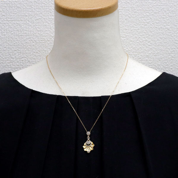 K18YG ダイヤモンド ペンダントネックレス 0.563ct