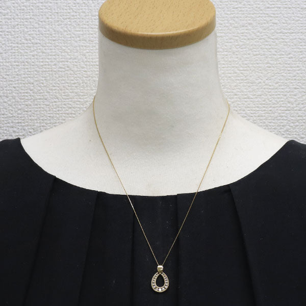 K18YG ダイヤモンド ペンダントネックレス 0.27ct