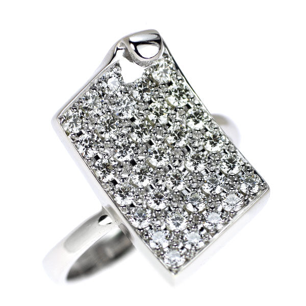 K18WG H&C ダイヤモンド リング 0.73ct