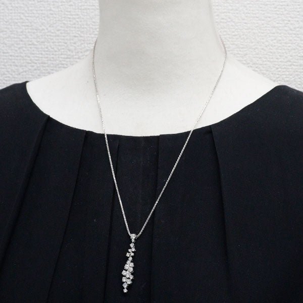 ロイヤルアッシャー Pt900/Pt850 ダイヤモンド ペンダントネックレス 1.80ct