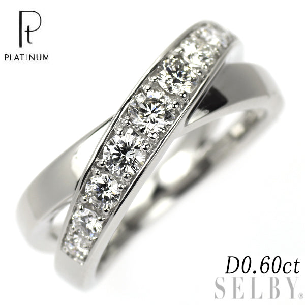プラチナギルド Pt950 ダイヤモンド リング 0.60ct