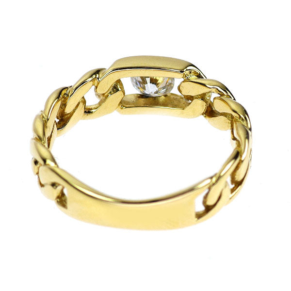 K18YG ダイヤモンド リング 0.28ct