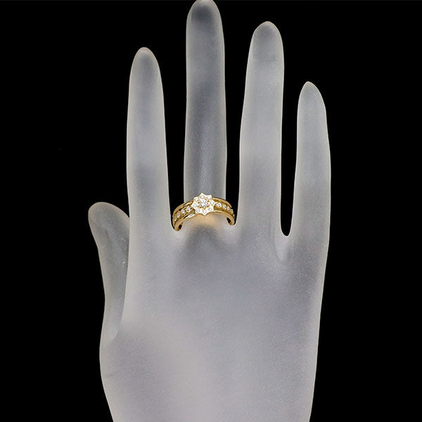 インプレッセ K18YG ダイヤモンド リング 0.26ct