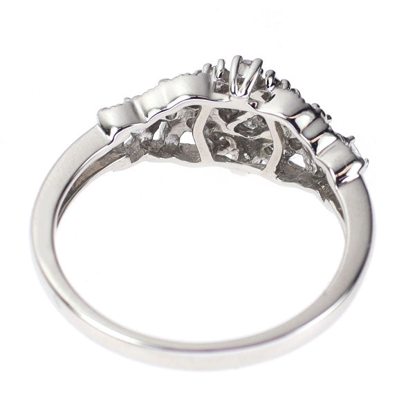 Pt950 ダイヤモンド リング 0.55ct  ミステリーセッティング