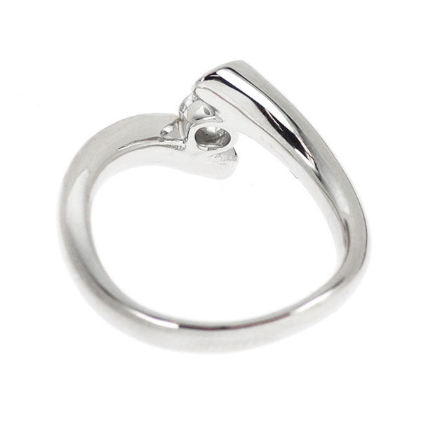 Pt900 ダイヤモンド リング 0.342ct D0.04ct