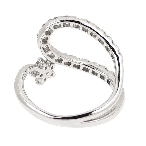 Pt950 ダイヤモンド リング 0.41ct ピンキー