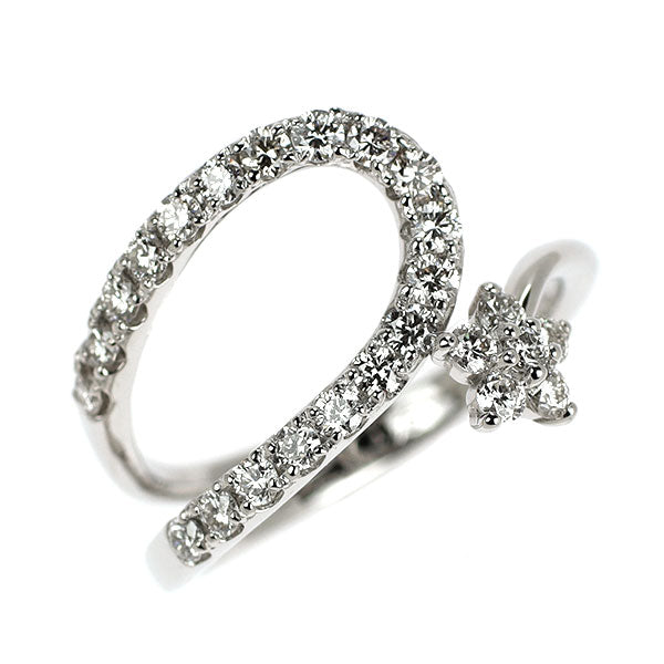 Pt950 ダイヤモンド リング 0.41ct ピンキー