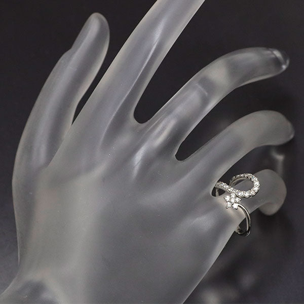 Pt950 ダイヤモンド リング 0.41ct ピンキー