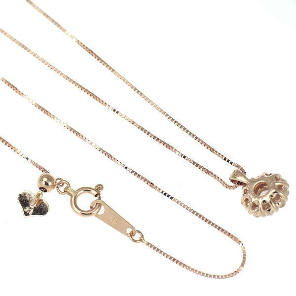 K18PG ダイヤモンド ペンダントネックレス 0.339ct J I1 G D0.20ct