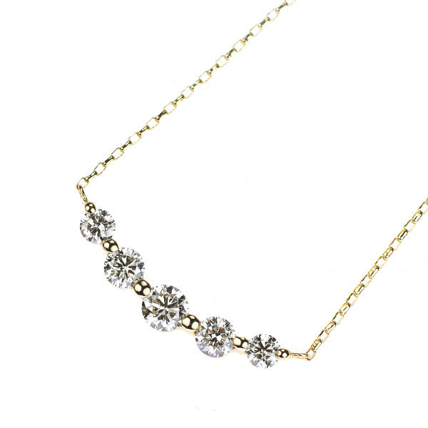 K18YG ダイヤモンド ペンダントネックレス 0.50ct