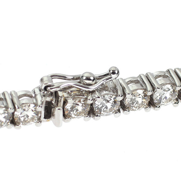 Pt850 H&C ダイヤモンド テニス ブレスレット 5.33ct