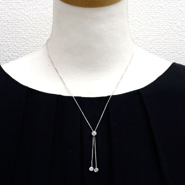 K18WG ダイヤモンド ペンダントネックレス 1.00ct