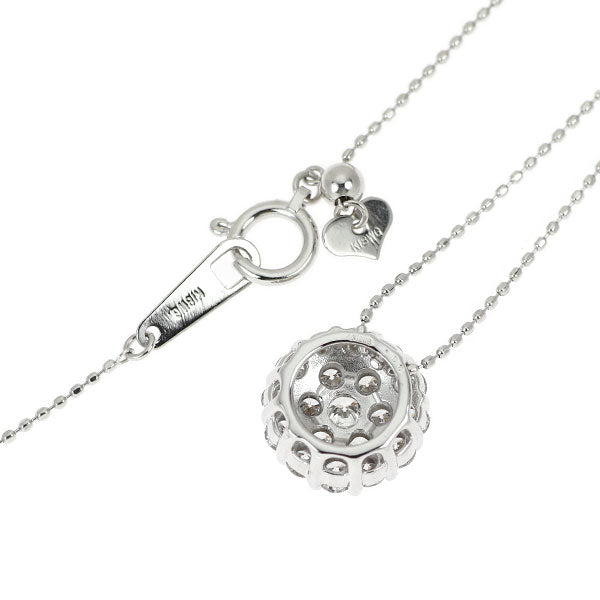 K18WG ダイヤモンド ペンダントネックレス 1.00ct