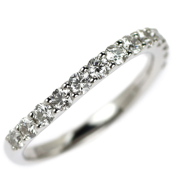 ダイヤモンドシライシ Pt950 ダイヤモンド リング 0.403ct ハーフエタニティ
