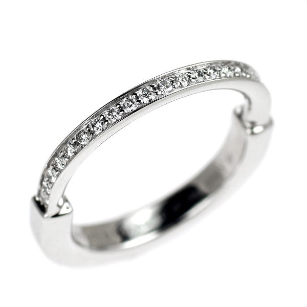ティファニー K18WG ダイヤモンド リング 0.14ct ロック