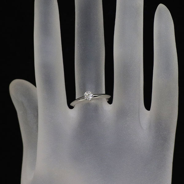 ティファニー Pt950 ダイヤモンド リング 0.24ct ソリティア