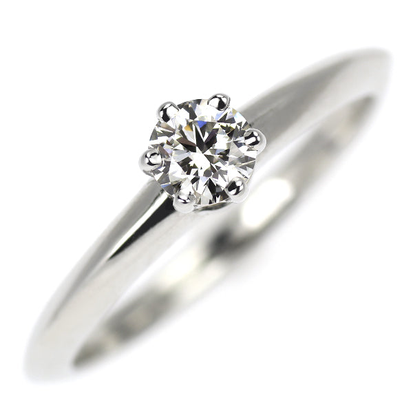 ティファニー Pt950 ダイヤモンド リング 0.24ct ソリティア